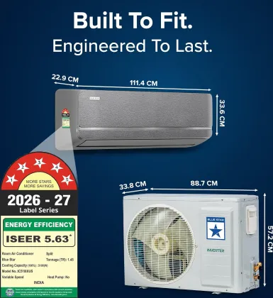 Blue Star IC518IXUS 1.5 Ton 5 Star 2026 Inverter Split AC