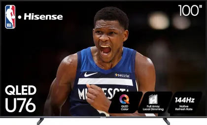 Hisense U76 100 inch Ultra HD 4K Smart QLED TV (100U76N)