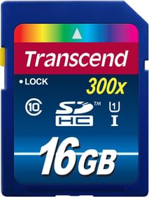 Transcend 16GB SDHC Memory Card (Class 10)