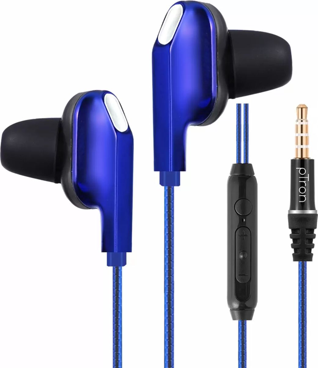 pTron Boom One Wired Earphone Price in India 2023, Full Specs & Review ...