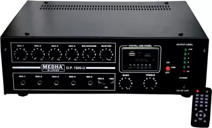 MEDHA DJ Plus D.P-1500U 160 W AV Power Amplifier - image 2