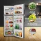 Whirlpool IF INV 375 Illusia Steel 327 L 3 Star Double Door Refrigerator