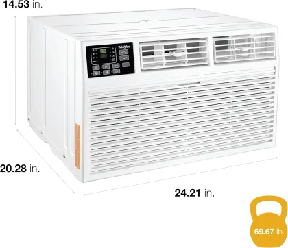 Whirlpool WHAT121-1BW 12000 BTU 115V Window AC