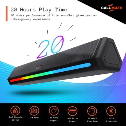 Callmate Prism 20W Bluetooth Soundbar