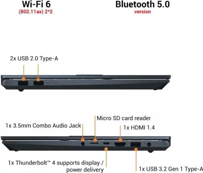 Asus Vivobook Pro 14 OLED K3400PH-KM029TS Gaming Laptop (11th Gen Core i5/ 16GB/ 512GB SSD/ Win10 Home/ 4GB Graph)