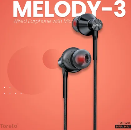 Toreto Melody 3 Wired Earphones
