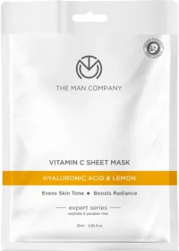 VITAMIN C SHEET MASK | HYALURONIC ACID & LEMON