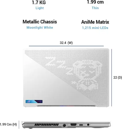 Asus ROG Zephyrus G14 GA401QM-HZ146TS Laptop (AMD Ryzen 7/ 16GB/ 1TB SSD/ Win10/ 6GB Graph)