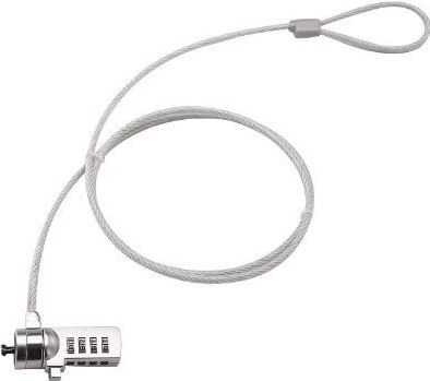 Storite Security Cable For Notebook/Laptop Lock With Numbers Fits In Kensington Slot B00GGNFX16