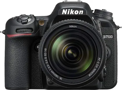 Nikon D7500 20.9MP DSLR Camera with AF-S DX NIKKOR 18-140mm F/3.5-5.6G ED VR Lens & Nikon AF-S 50mm F/1.8G Prime Lens