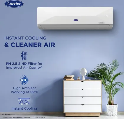 Carrier CAI12EE5R35W0 1 Ton 5 Star 2025 Inverter Split AC