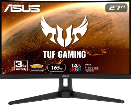 Asus TUF Gaming VG27VH1B 27 inch Full HD Curved Monitor