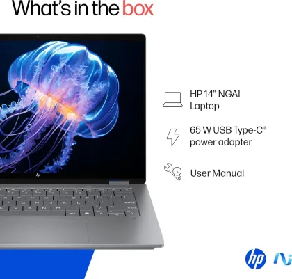 HP OmniBook X Flip 14-fm0099TU Next Gen AI Laptop (Intel Core Ultra 5 226V/ 16GB RAM/ 1TB SSD/ WIn 11)