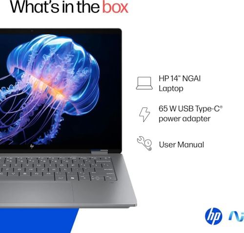 HP OmniBook X Flip 14-fm0099TU Next Gen AI Laptop (Intel Core Ultra 5 226V/ 16GB RAM/ 1TB SSD/ WIn 11)