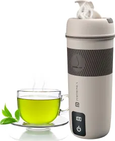 Portronics ThermoSip POR 2732 400ml Vacuum Insulated Travel Electric Kettle
