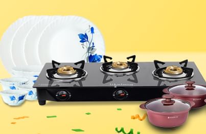 Upto 75% OFF: Kitchen and Dining + 10% Instant OFF via HDFC Cards