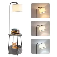 Floor Lamp with Cat Bed