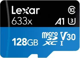 Lexar A1 633X 128GB UHS 1 Grade 3 Memory Card