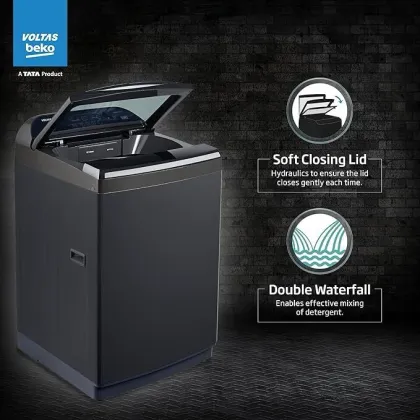 Voltas Beko WTL1006UEAH/DPB0HD 10 Kg Fully Automatic Top Load Washing Machine