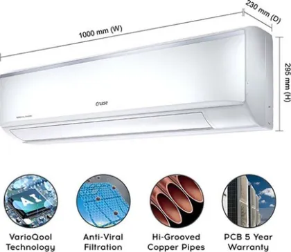 Cruise CWCVBG-VQ1S185 1.5 Ton 5 Star 2021 Inverter Split AC