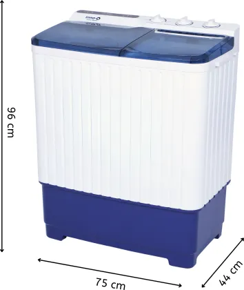 Inno-Q IQ-75TURBO-S-BL 7.5 Kg Semi Automatic Washing Machine