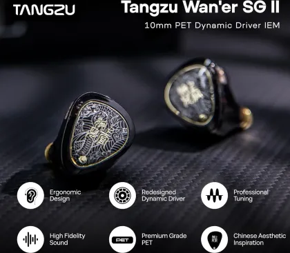 Linsoul TANGZU Wan'er S.G II Wired Earphones (Without mic)