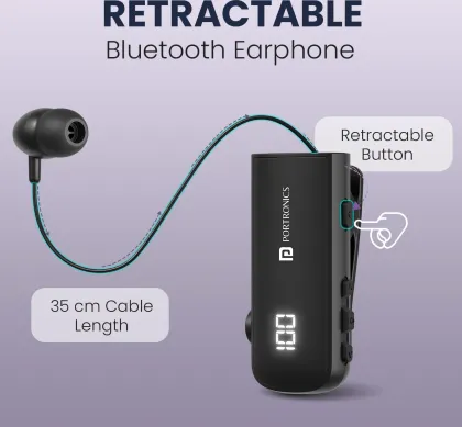 Portronics Harmonics Klip 7 Bluetooth Headset
