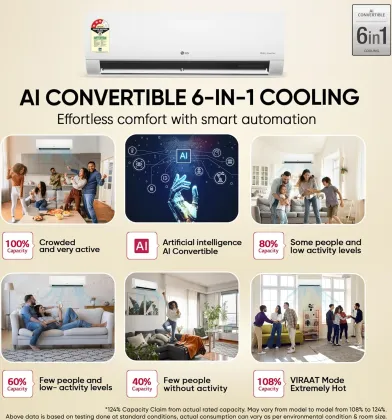 LG AS-Q24ENXE 2 Ton 3 Star 2026 Inverter Split AC