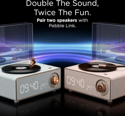 Pebble Disc Retro Bluetooth Speaker