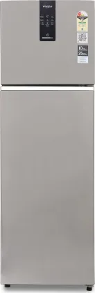 Whirlpool IFPRO INV CNV 305 Illusia Steel-Y 250 L 2 Star Double Door Refrigerator