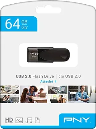 PNY Attache 4 64 GB USB 2.0 Flash Drive - image 5