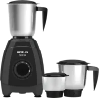 HAVELLS Segno Plus 550 Watt 3 Jars Juicer Mixer Grinder (Heavy Duty Motor, Black)