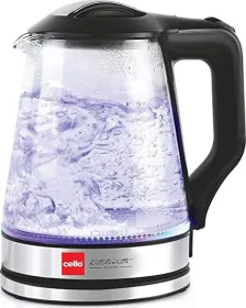 Cello Quick Boil Glassy 70FKT021BK 1.7L Electric Kettle