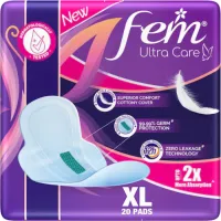 fem Ultra Care XL Sanitary Napkins with Zero-Leak Technology - 20 Pads