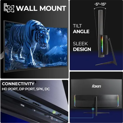 Foxin Phantom 27 inch Full HD Curved Gaming Monitor