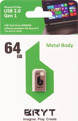 Bryt Tiny 64 GB USB 2.0 Pen Drive - image 4