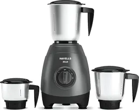 Havells Zello GHFMGEKE075 750W Mixer Grinder (3 Jars)