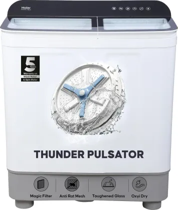 Haier HTW105-178BLN 10.5 Kg Semi Automatic Washing Machine
