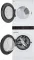 LG WashTower WKE100HWA 4.5 cu ft Front Load Washer with Dryer