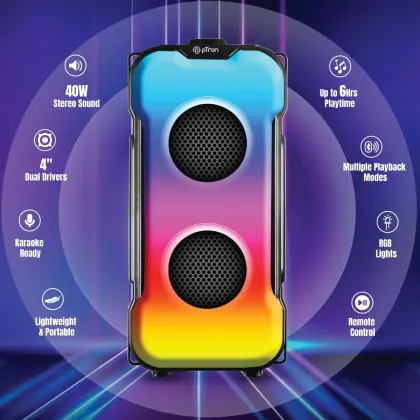 pTron Fusion Party V3 40W Bluetooth Speaker
