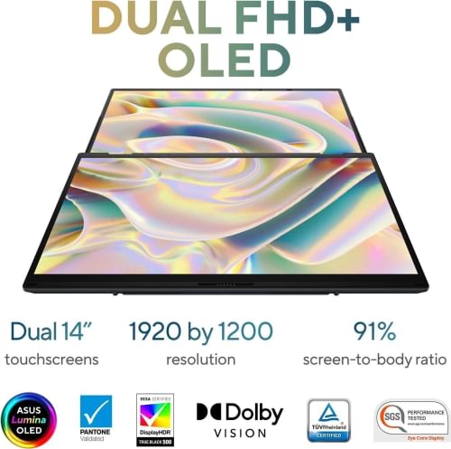 Asus Zenbook Duo UX8406CA-QL297WS Laptop (Intel Core Ultra 7 255H/ 32GB/ 1TB SSD/ Win11)