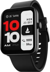 boAt Wave Stride Voice Smartwatch with Bluetooth Calling (46.4mm HD Display, IP68 Water Resistant, Active Black Strap)
