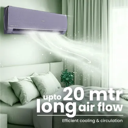 Haier Gravity Series HSU19G-MZAID5BN-INV 1.6 Ton 5 Star 2025 Inverter Split AC