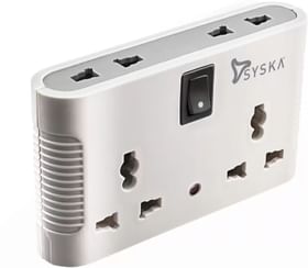 Syska 4 Way Power Plug 0401 Surge Protector