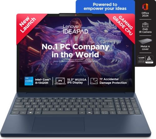 Lenovo IdeaPad Slim 3 83K1010GIN Laptop (13th Gen Core i5/ 16GB/ 512GB SSD/ Win11)