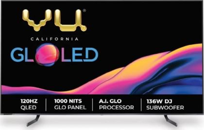 Vu GloLED 85 inch Ultra HD 4K Smart QLED TV (85QV)