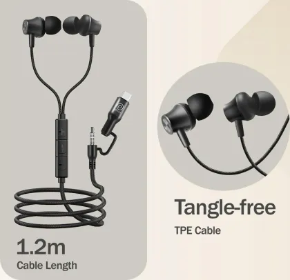 pTron Boom Play X5 Wired Earphones