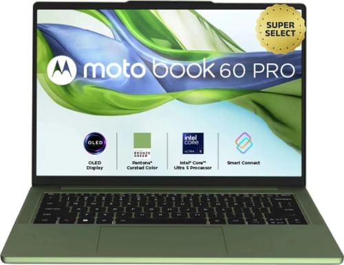 Motorola Motobook 60 Pro 83NY000CIN Laptop (Intel Core Ultra 5 225H/ 16GB/ 512GB SSD/ Win11 Home)