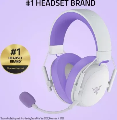 Razer BlackShark V3 X HyperSpeed Wireless Headphones (Lavender Edition)