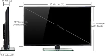 40型TV Micromax 40T2820FHD 101cm (40) LED TV (Full HD) - Price in India